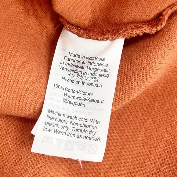 Madewell Chord‎ Bubble-Sleeve Top Thick Cotton Sweatshirt Size XXS - Picture 8 of 8